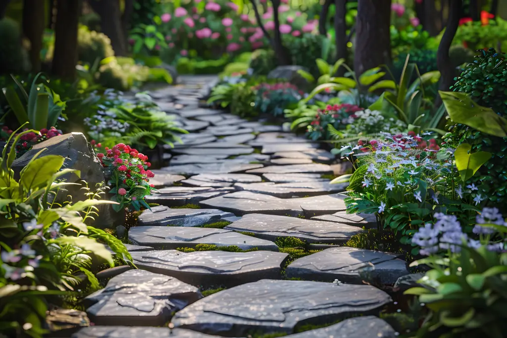 Landscape Design Build Drainage path